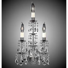 American Brass And Crystal WS9479-ASGT-05S-PI - 3 Light Stem Wall