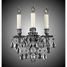 American Brass And Crystal WS9483-OSGT-08G-PI - 3 Light Filigree Wall