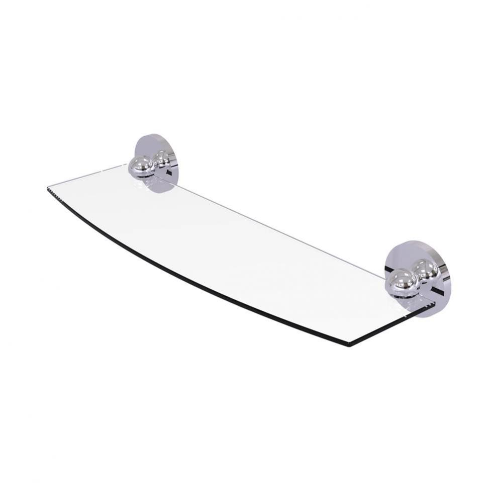 Skyline Collection 18 Inch Glass Shelf