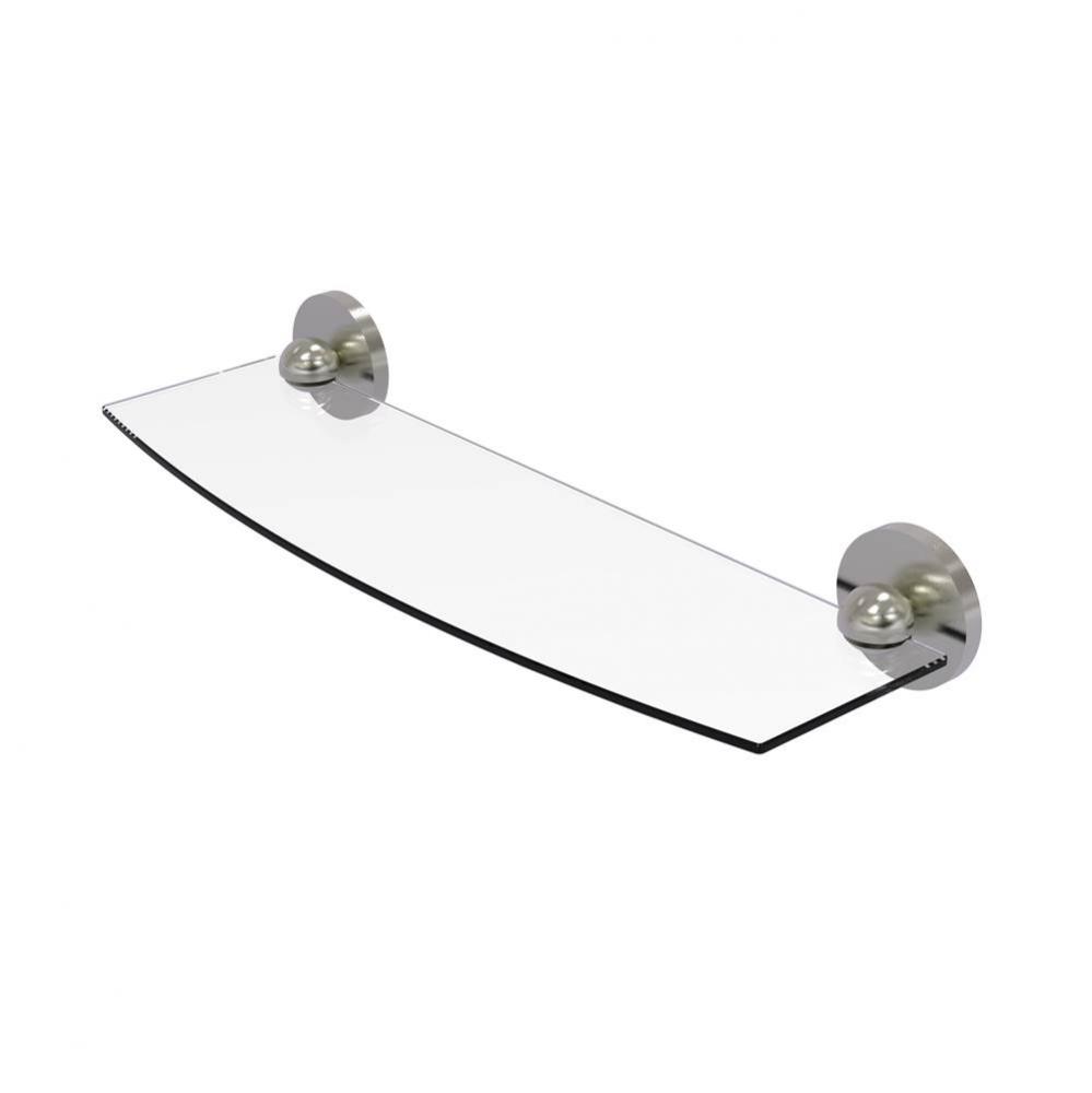 Skyline Collection 18 Inch Glass Shelf