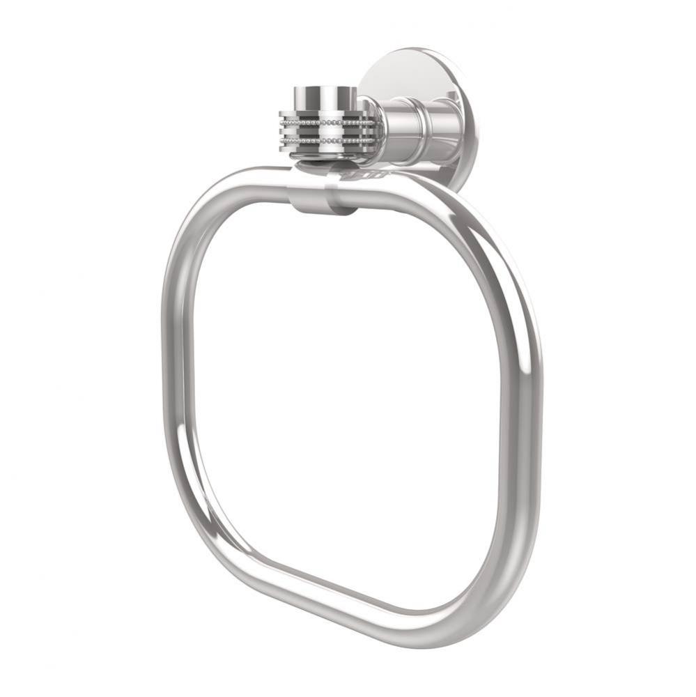 Continental Collection Towel Ring with Dotted Accents