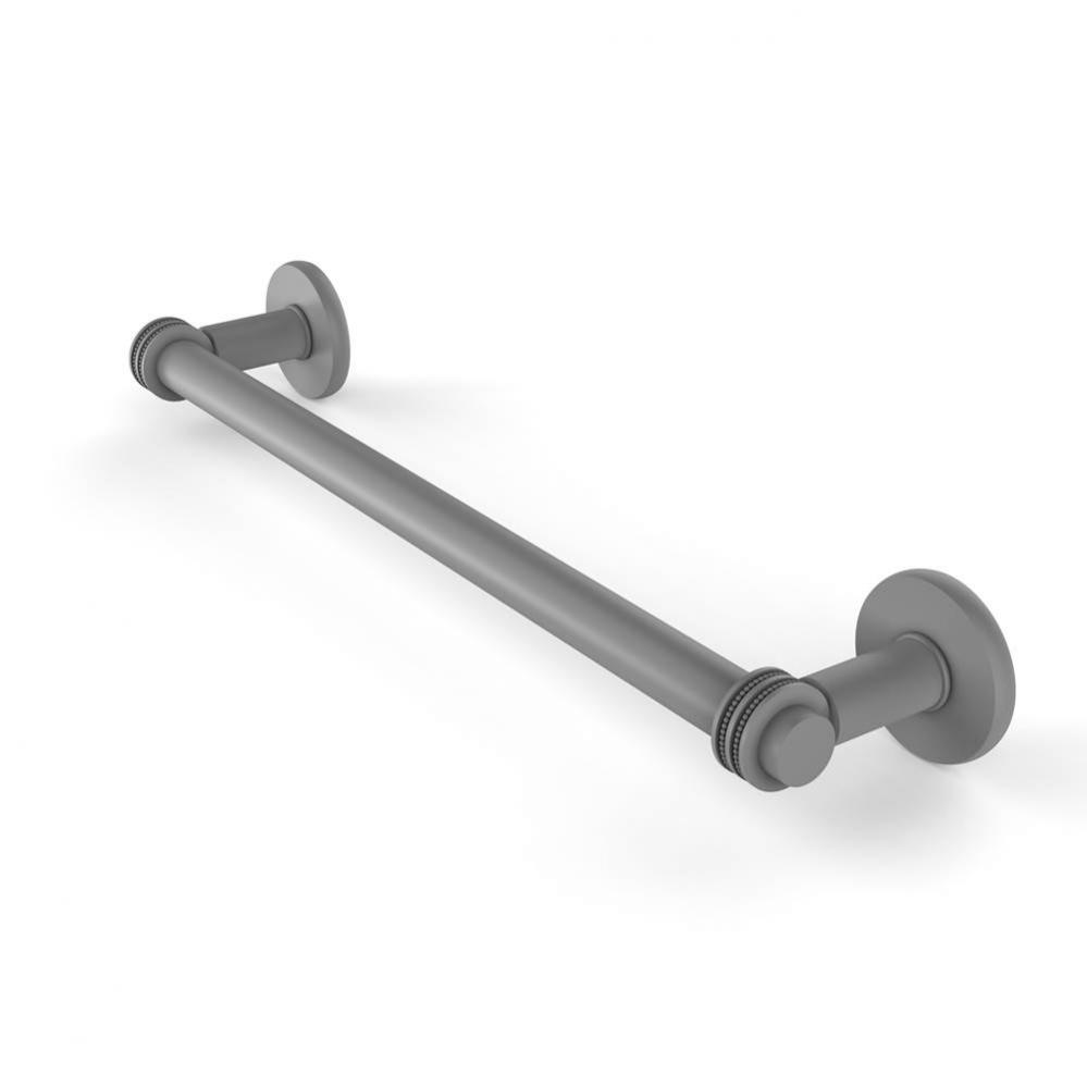 Continental Collection 36 Inch Towel Bar with Dotted Detail
