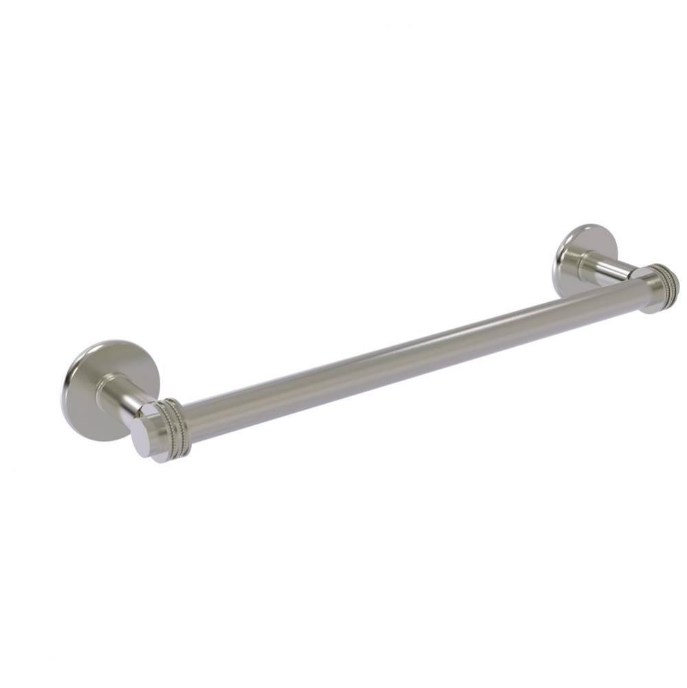 Continental Collection 36 Inch Towel Bar with Dotted Detail