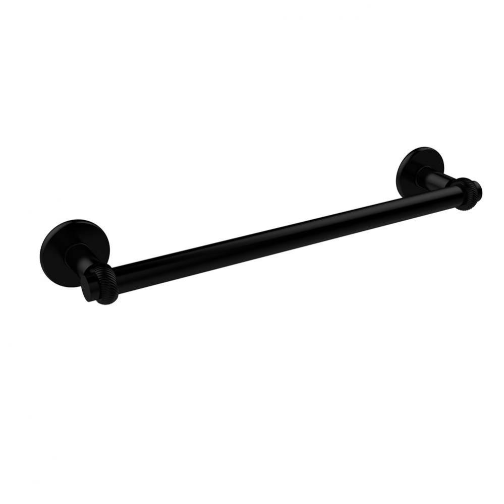 Continental Collection 24 Inch Towel Bar with Twist Detail