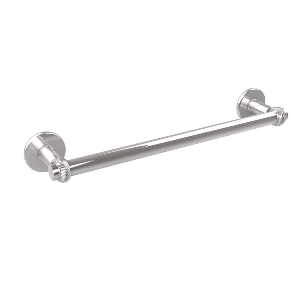 Continental Collection 24 Inch Towel Bar with Twist Detail
