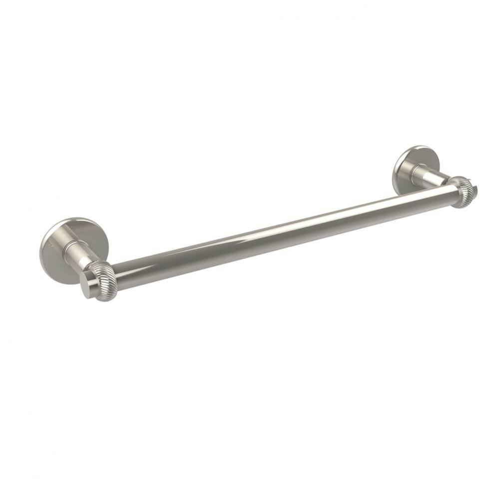 Continental Collection 24 Inch Towel Bar with Twist Detail