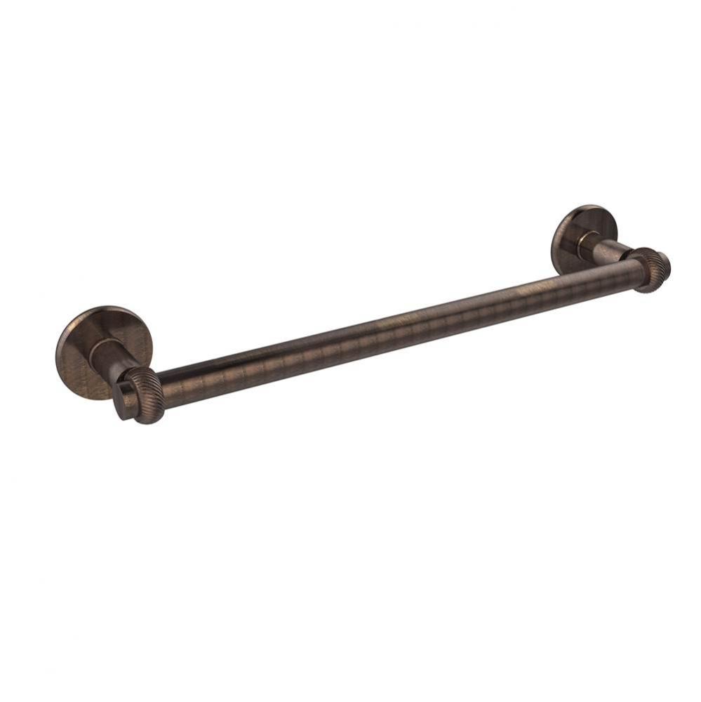 Continental Collection 24 Inch Towel Bar with Twist Detail