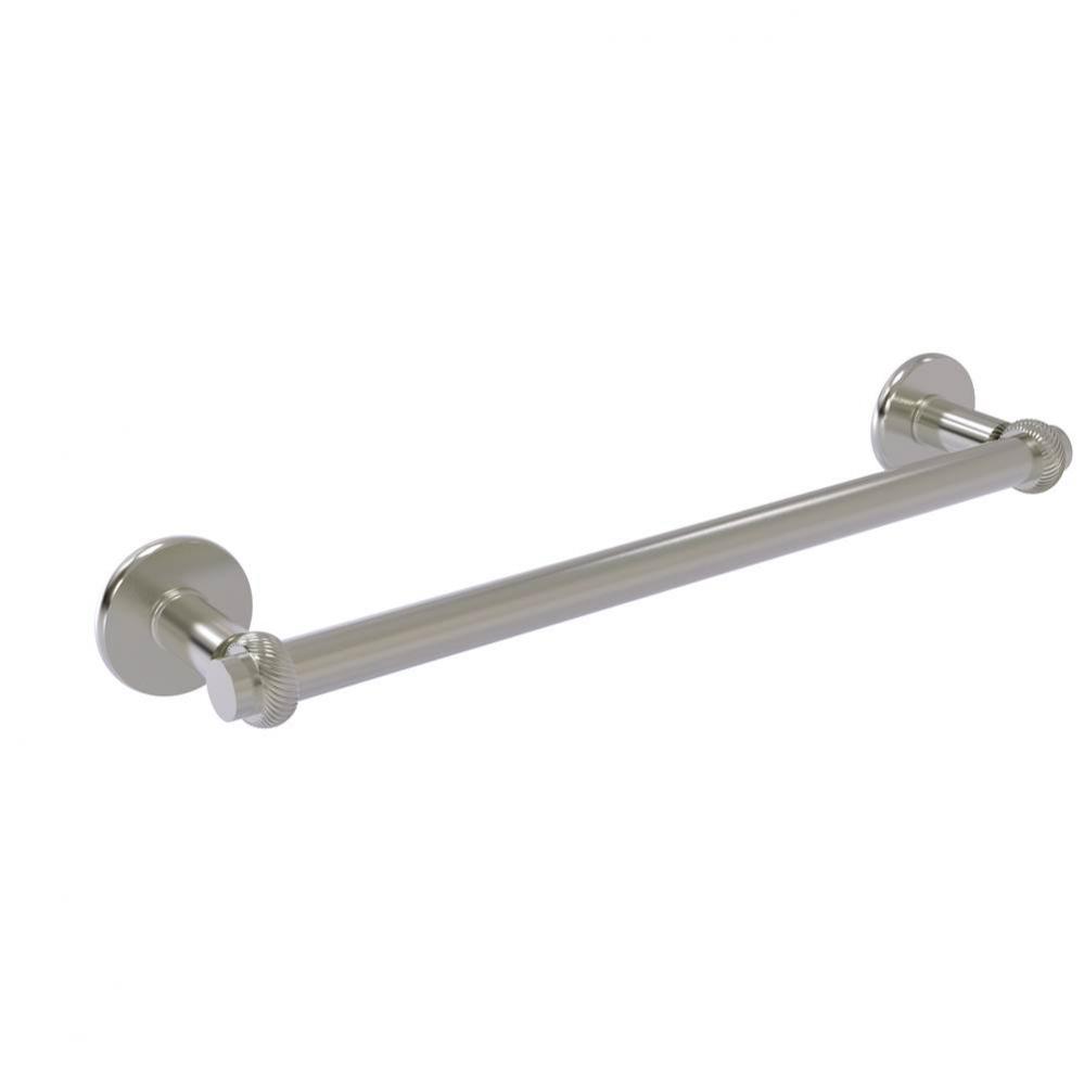 Continental Collection 30 Inch Towel Bar with Twist DetailContinental Collection 30 Inch Towel Bar