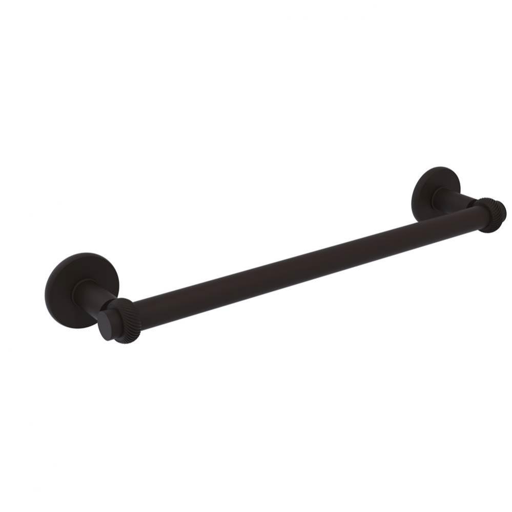 Continental Collection 36 Inch Towel Bar with Twist Detail