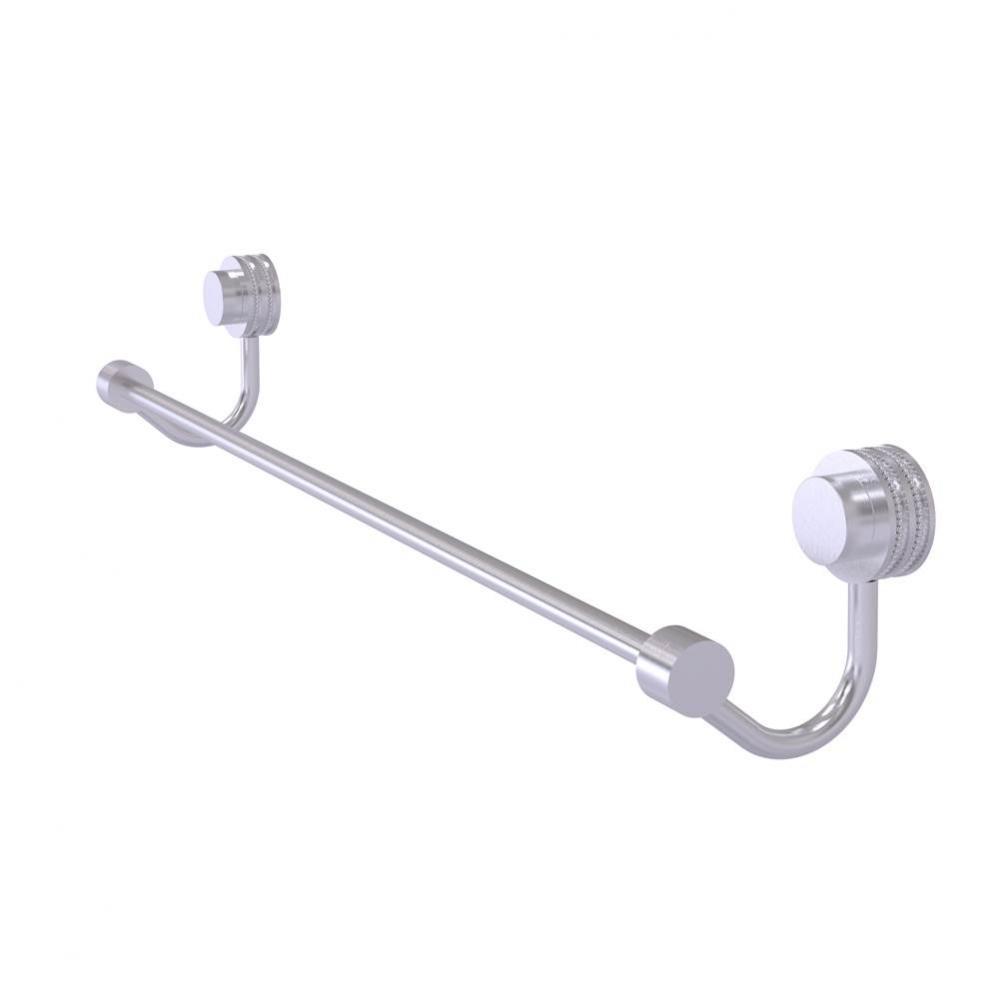 Venus Collection 30 Inch Towel Bar with Dotted Accent