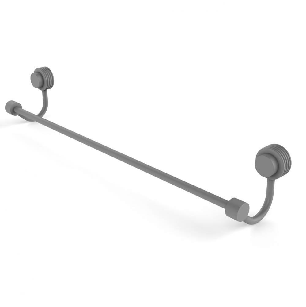 Venus Collection 30 Inch Towel Bar with Groovy Accent