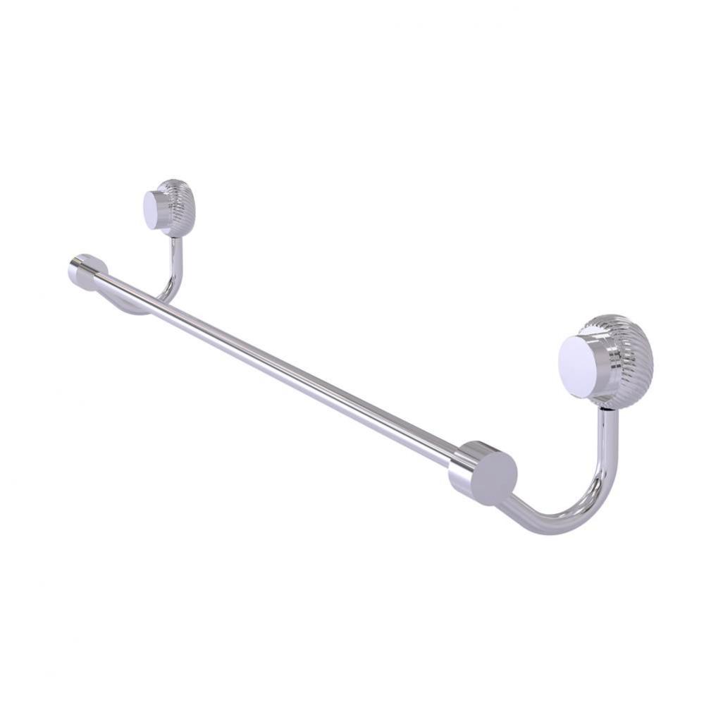 Venus Collection 18 Inch Towel Bar with Twist Accent
