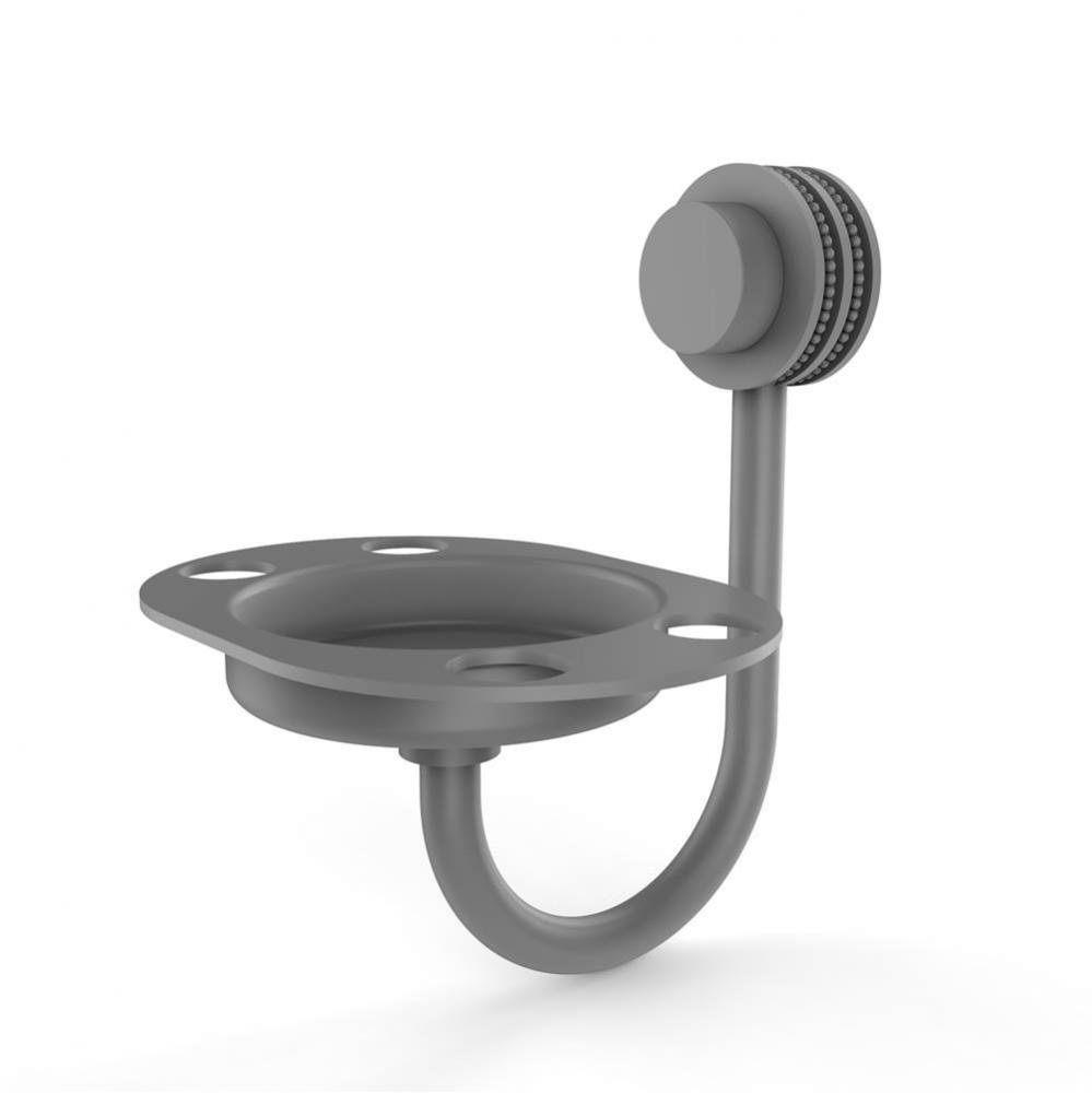 Venus Collection Tumbler and Toothbrush Holder with Dotted Accents