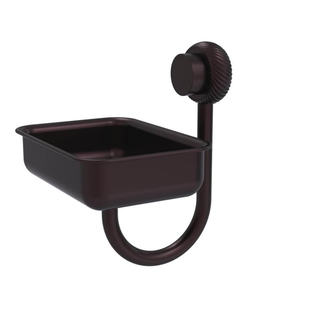 Venus Collection Wall Mounted Soap Dish with Twisted Accents