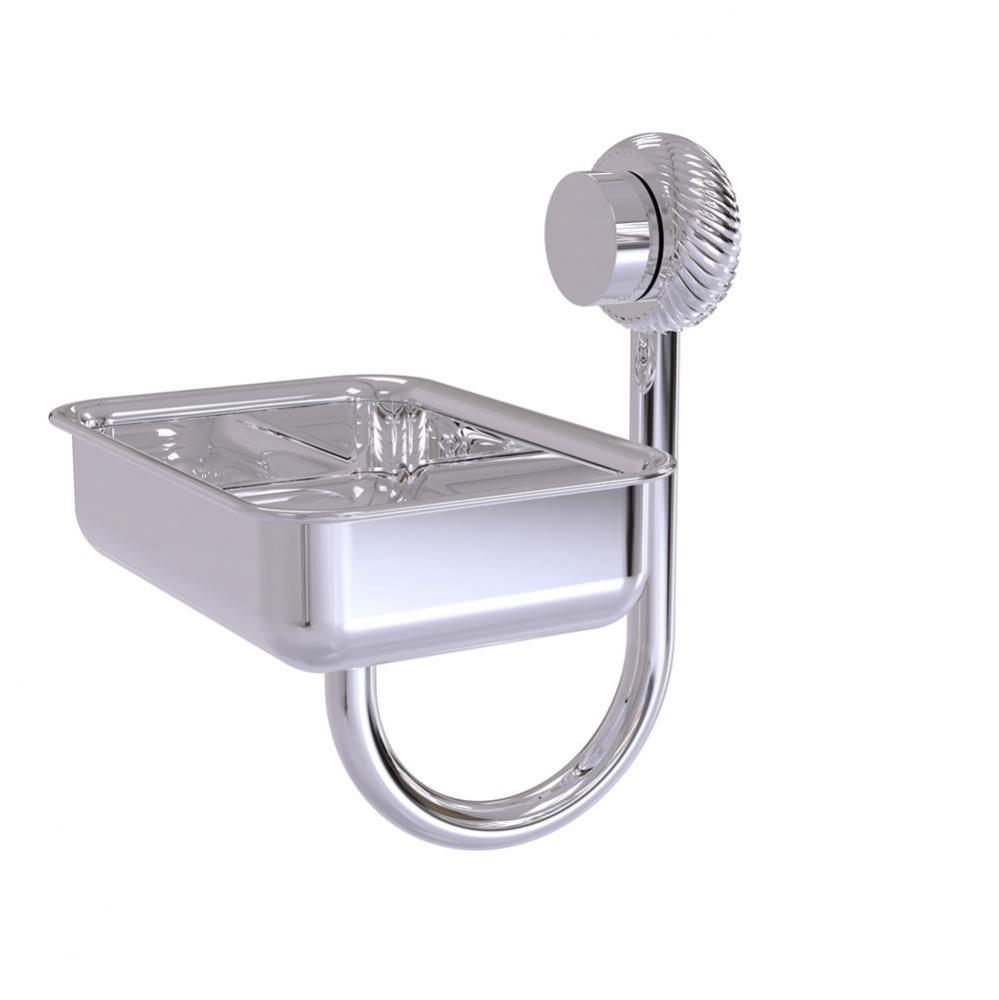 Venus Collection Wall Mounted Soap Dish with Twisted Accents