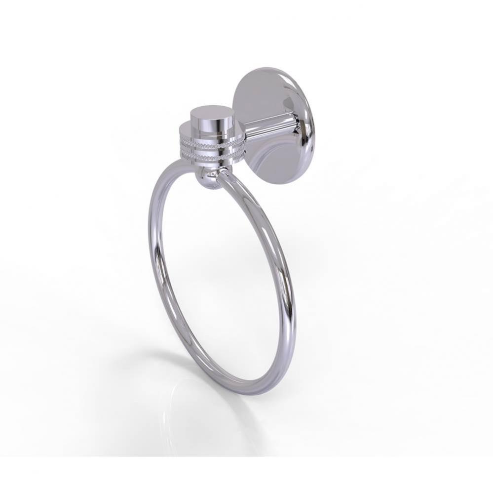 Satellite Orbit One Collection Towel Ring with Dotted Accent