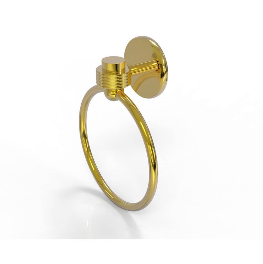 Satellite Orbit One Collection Towel Ring with Groovy Accent