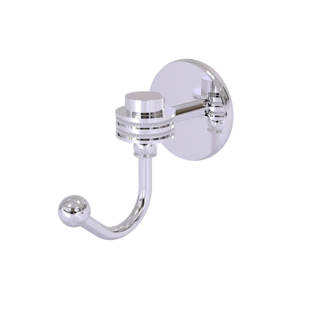 Satellite Orbit One Robe Hook with Dotted Accents
