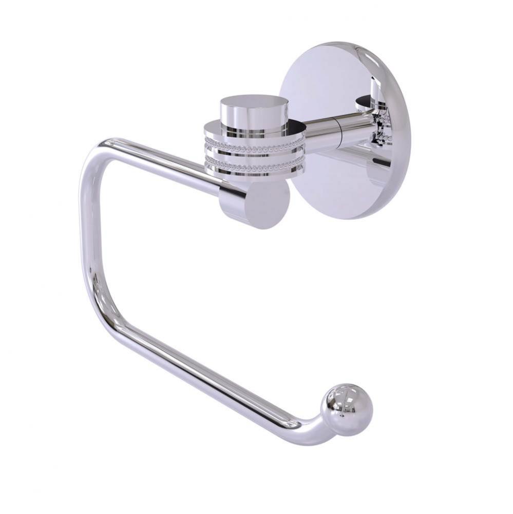 Satellite Orbit One Collection Euro Style Toilet Tissue Holder with Dotted Accents