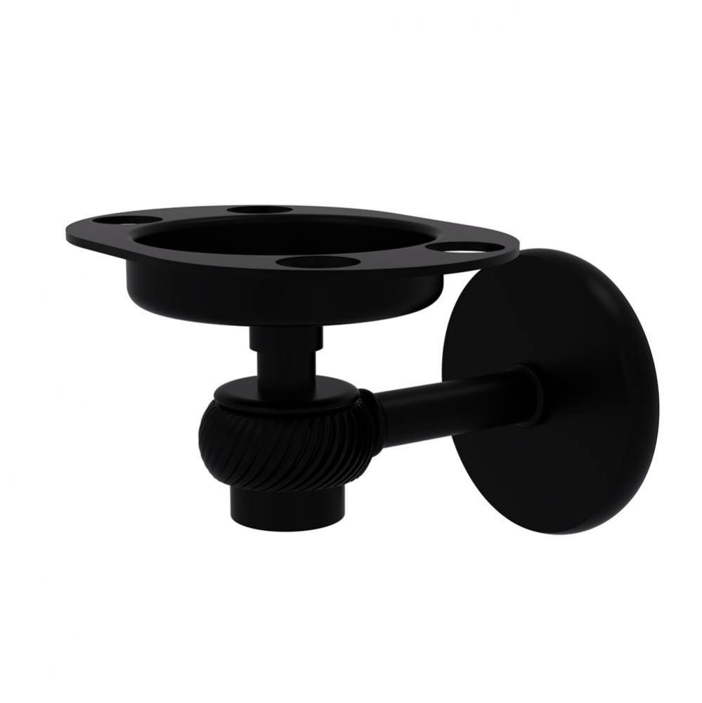 Satellite Orbit One Tumbler and Toothbrush Holder with Twisted Accents