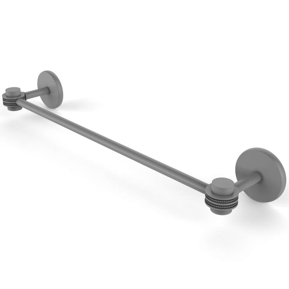 Satellite Orbit One Collection 30 Inch Towel Bar with Dotted Accents