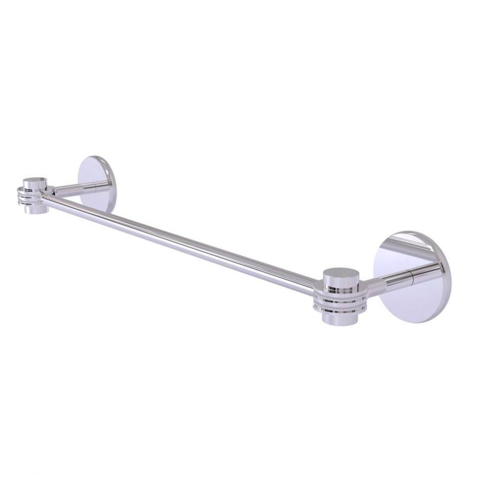 Satellite Orbit One Collection 36 Inch Towel Bar with Dotted Accents