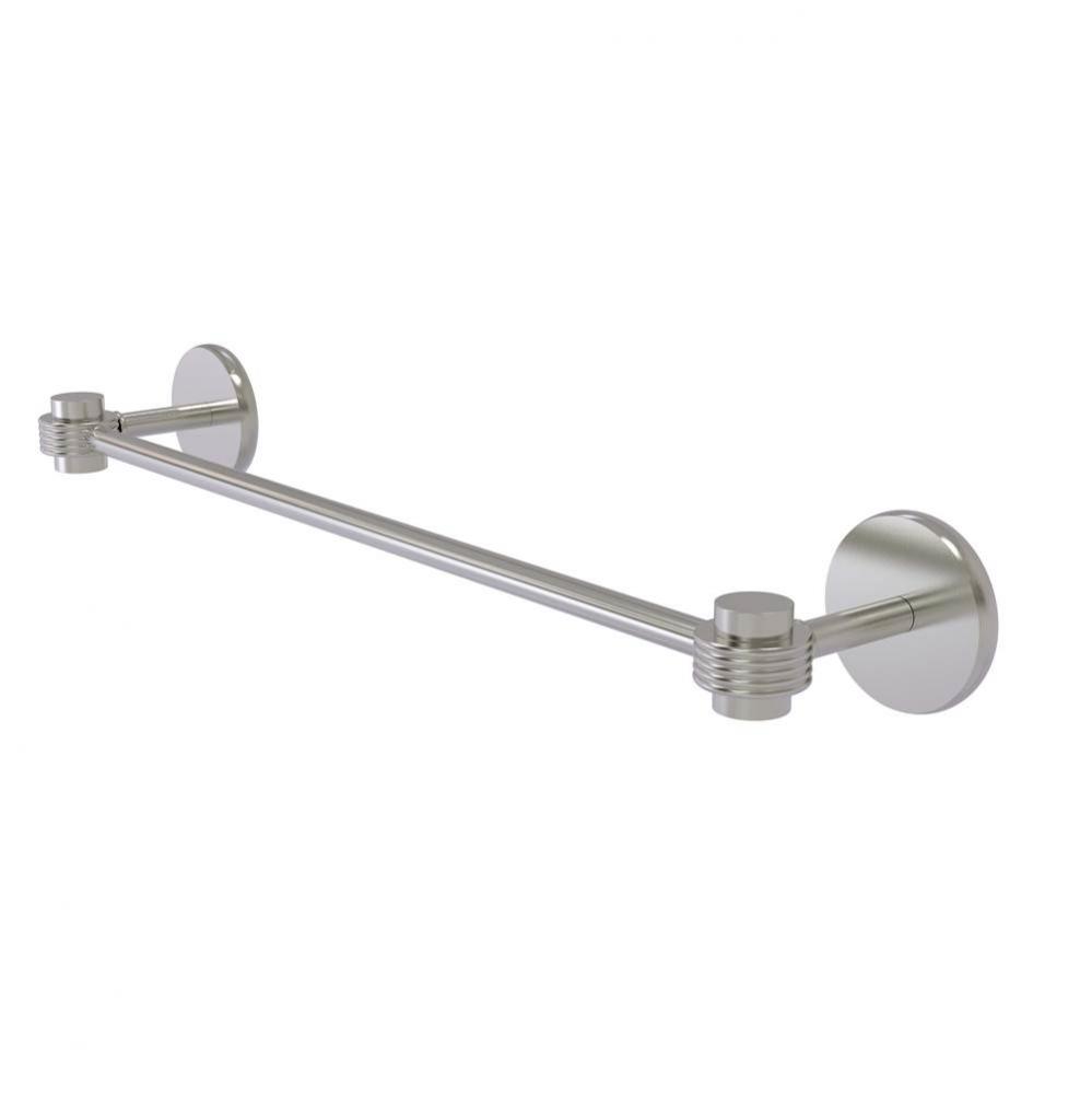 Satellite Orbit One Collection 24 Inch Towel Bar with Groovy Accents