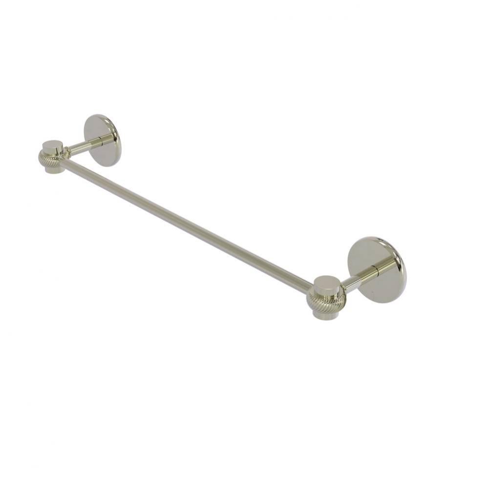 Satellite Orbit One Collection 18 Inch Towel Bar with Twist Accents