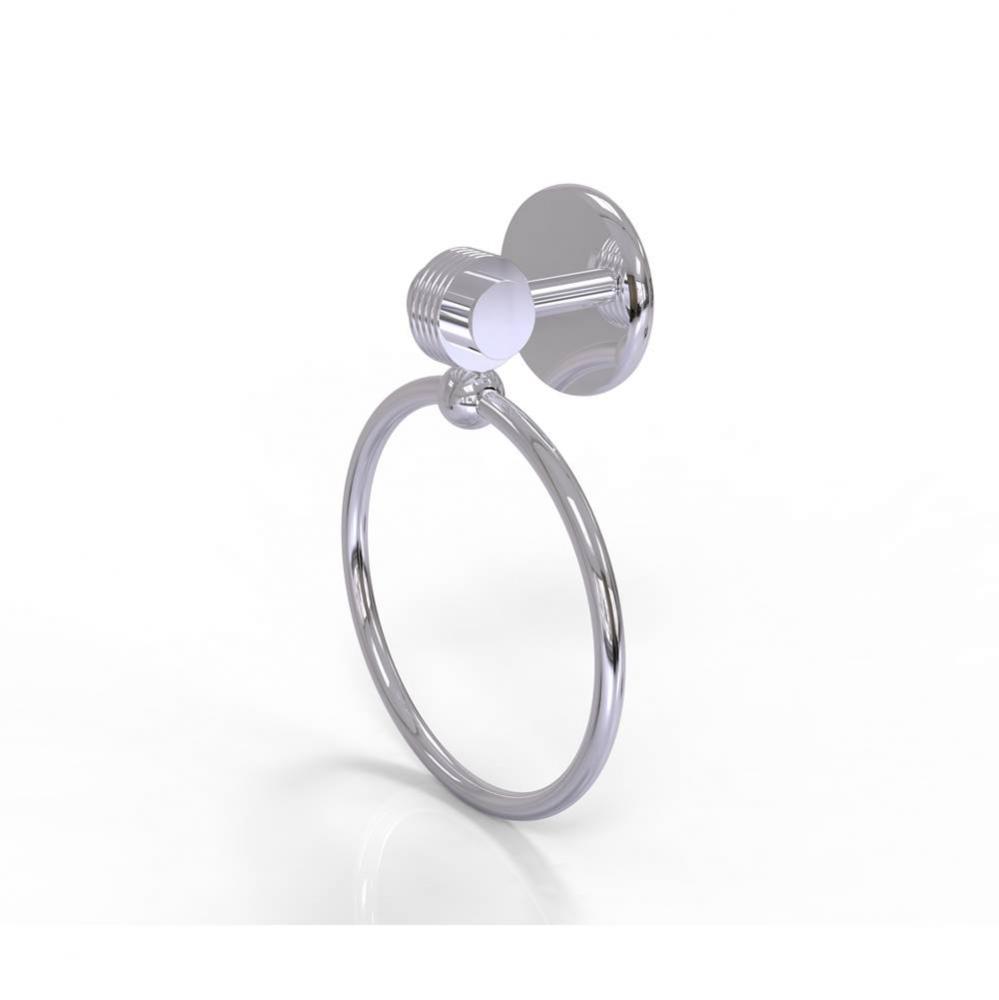 Satellite Orbit Two Collection Towel Ring with Groovy Accent