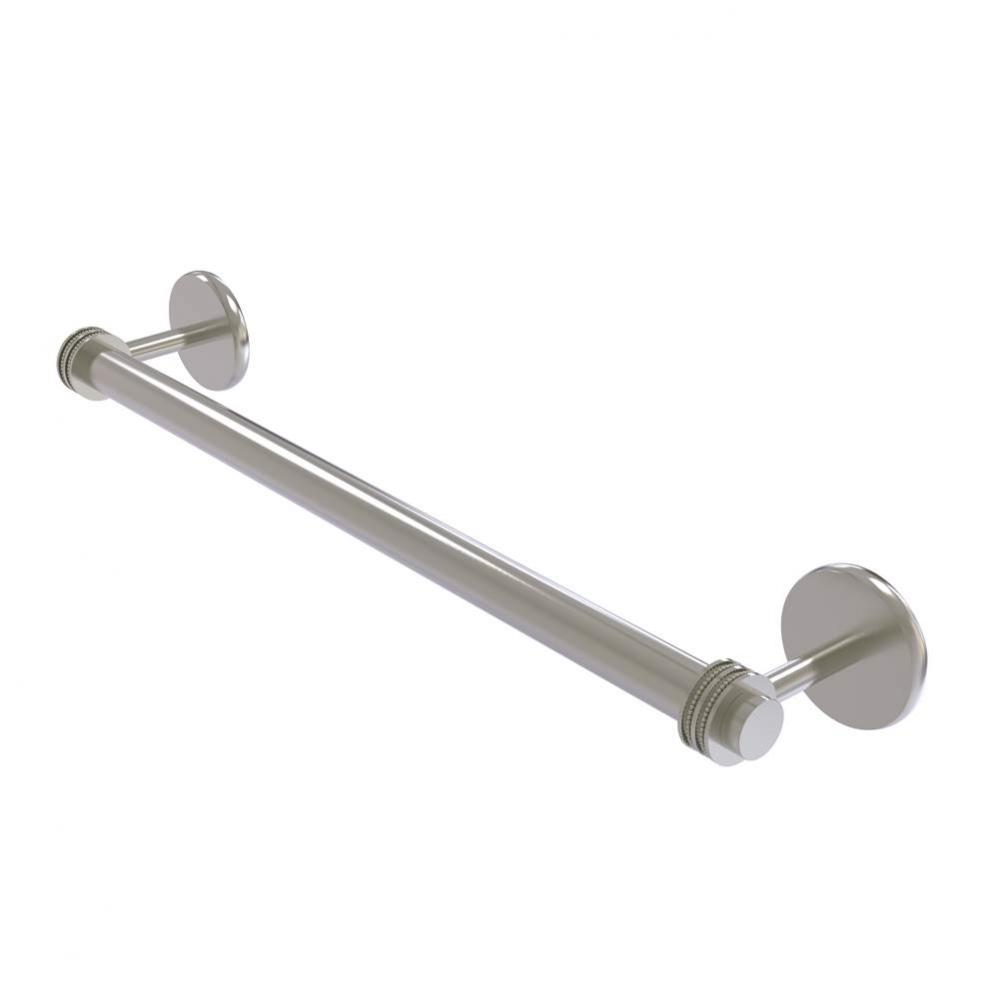Satellite Orbit Two Collection 18 Inch Towel Bar with Dotted Detail
