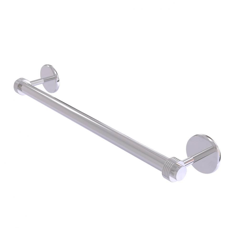 Satellite Orbit Two Collection 24 Inch Towel Bar with Groovy Detail