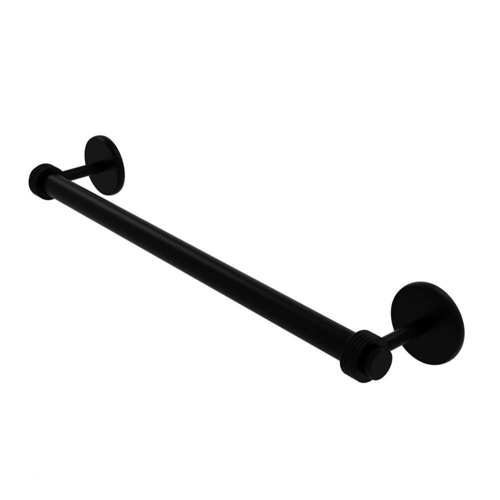 Satellite Orbit Two Collection 36 Inch Towel Bar with Groovy Detail