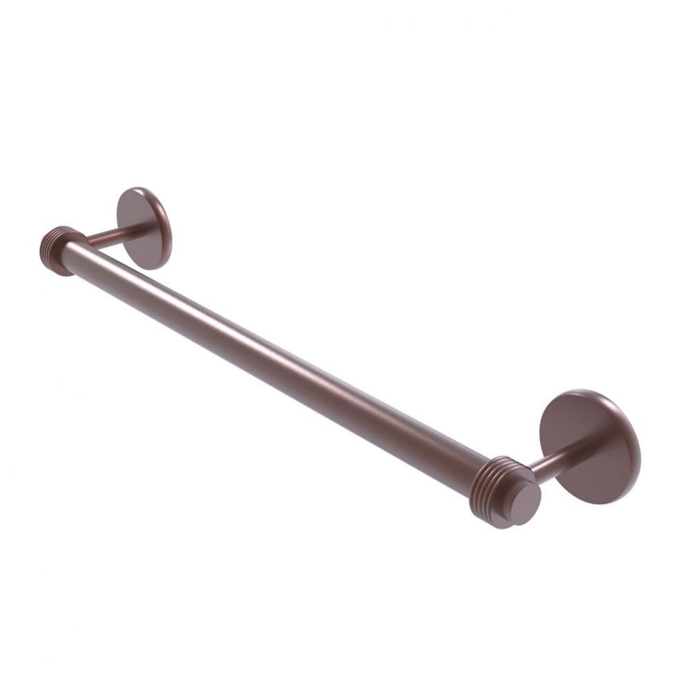 Satellite Orbit Two Collection 30 Inch Towel Bar with Groovy Detail