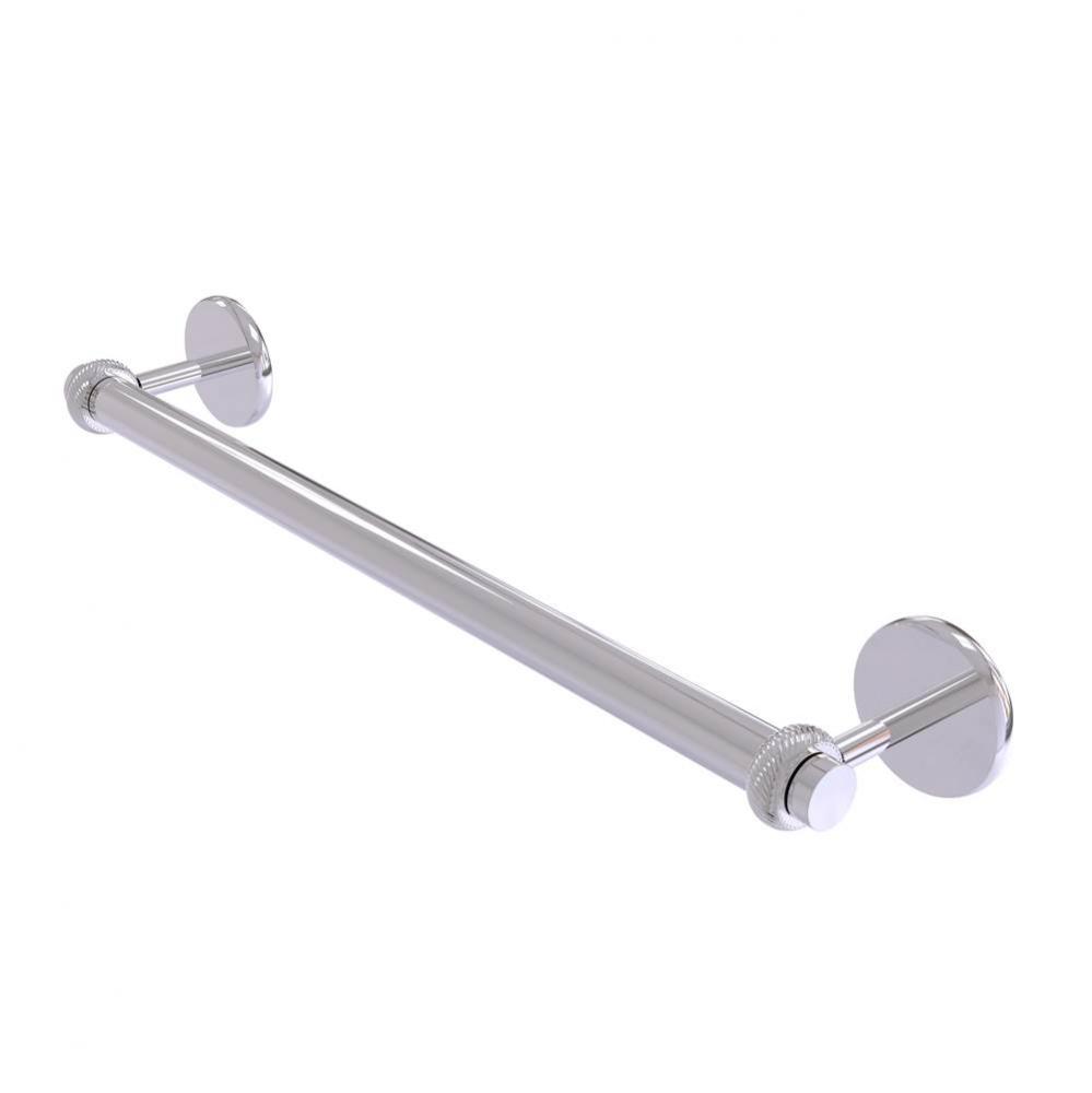 Satellite Orbit Two Collection 36 Inch Towel Bar with Twist Detail