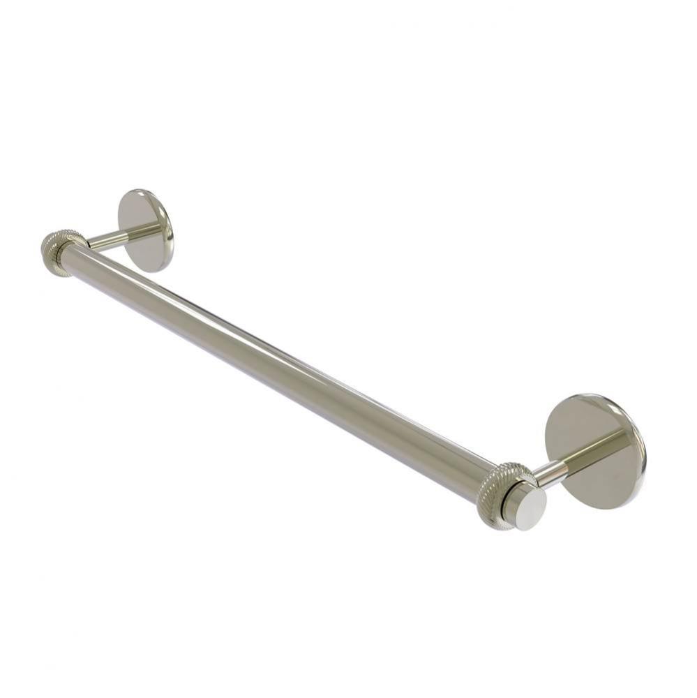 Satellite Orbit Two Collection 36 Inch Towel Bar with Twist Detail