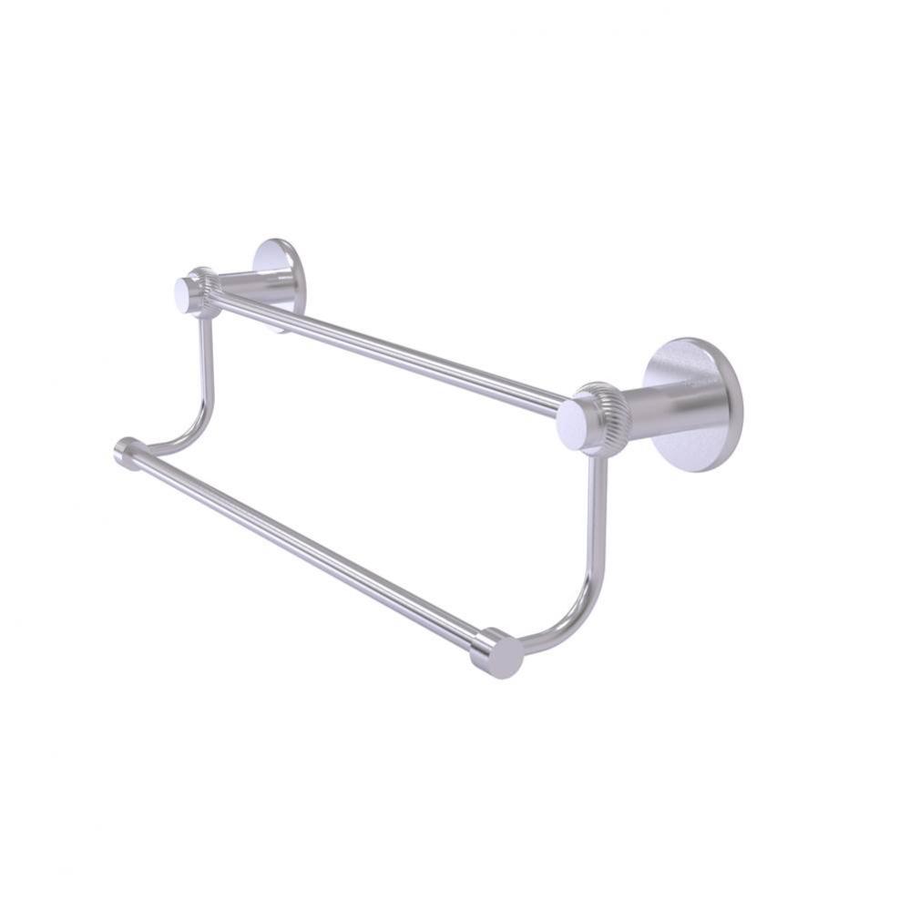 Mercury Collection 18 Inch Double Towel Bar with Twist Accents