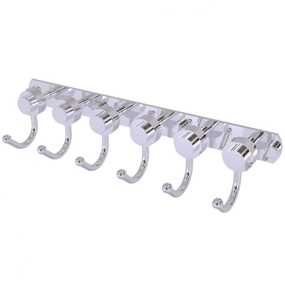 Mercury Collection 6 Position Tie and Belt Rack with Smooth Accent