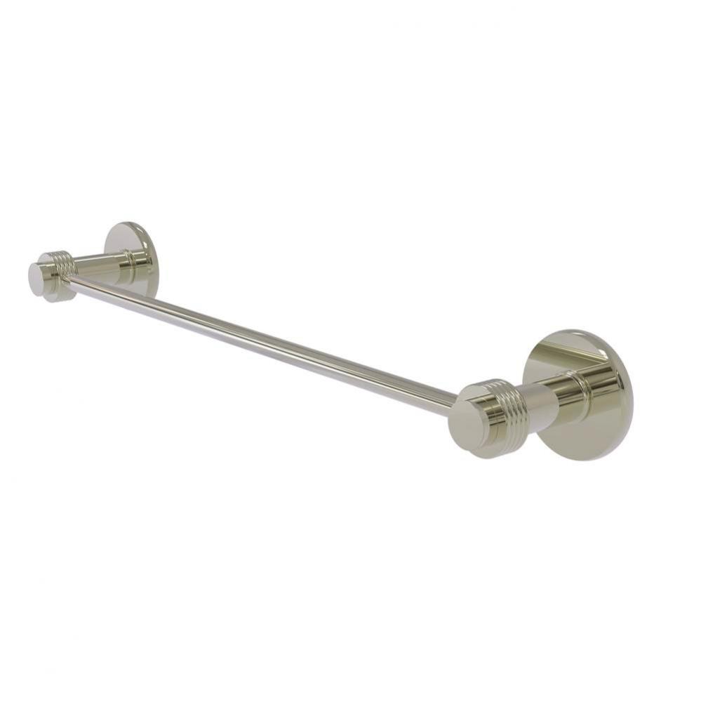 Mercury Collection 36 Inch Towel Bar with Groovy Accent