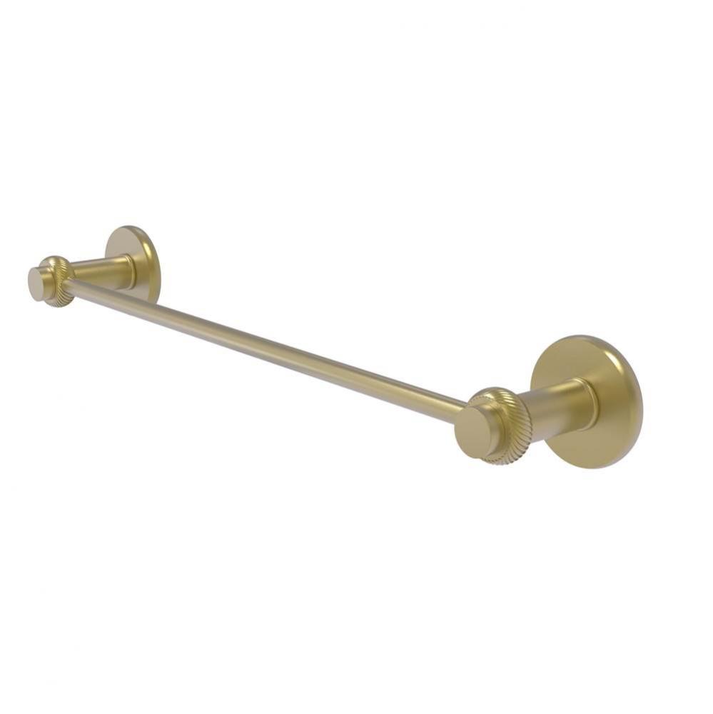 Mercury Collection 30 Inch Towel Bar with Twist Accent