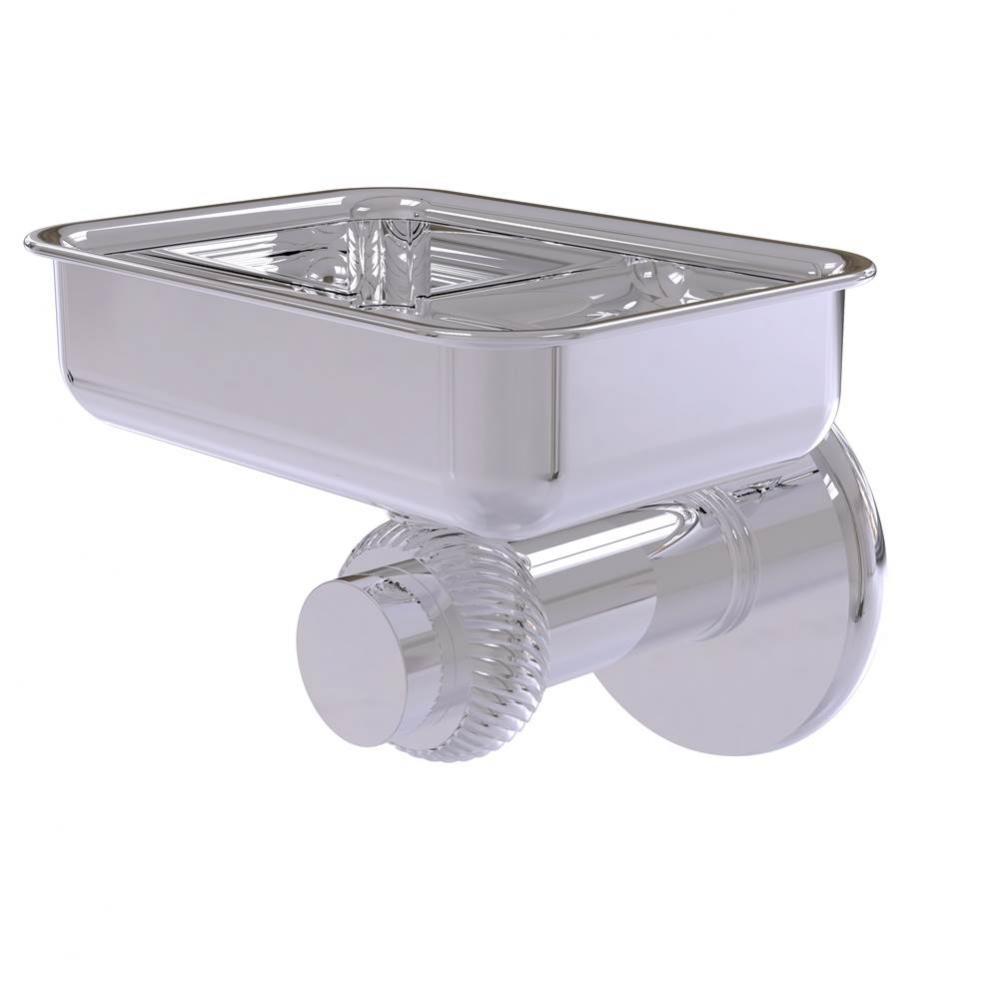 Mercury Collection Wall Mounted Soap Dish with Twisted Accents
