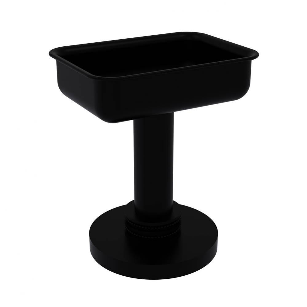 Vanity Top Soap Dish with Dotted Accents