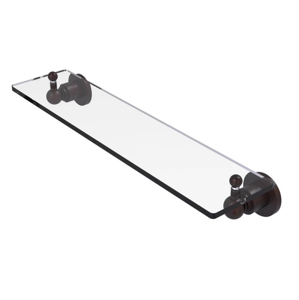 Astor Place 22 inch Glass Vanity Shelf with Beveled Edges