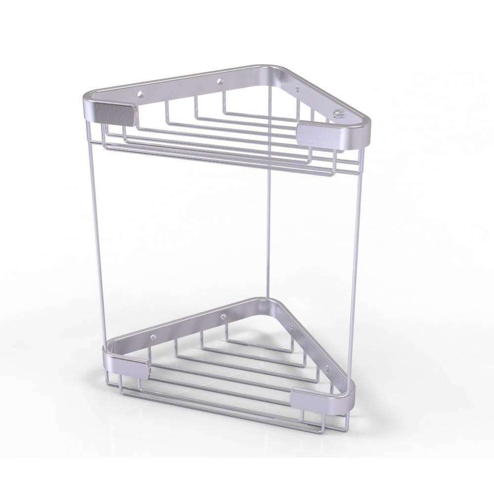 Double Tier Corner Shower Basket