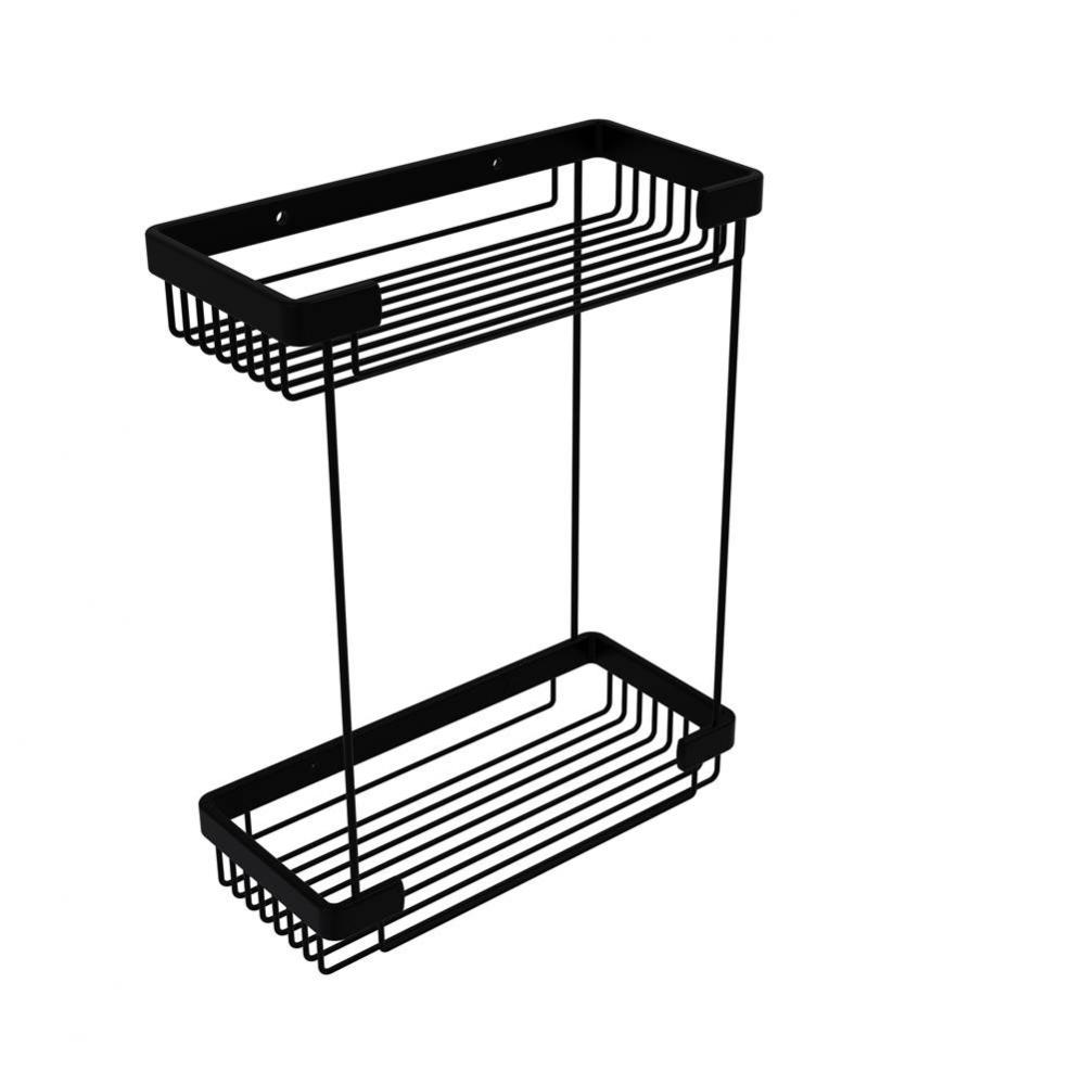 Double Tier Rectangular Toiletry Shower Basket