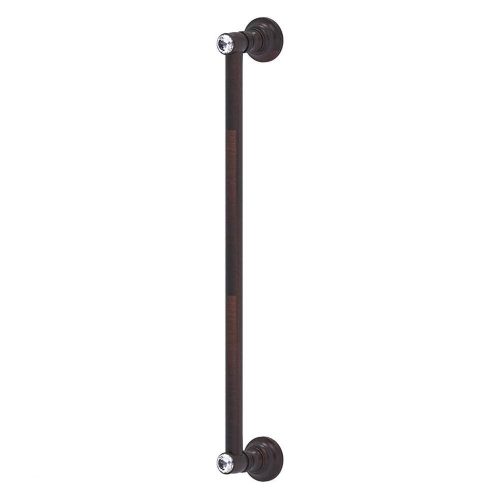 Carolina Crystal Collection 18 Inch Refrigerator Pull - Venetian Bronze