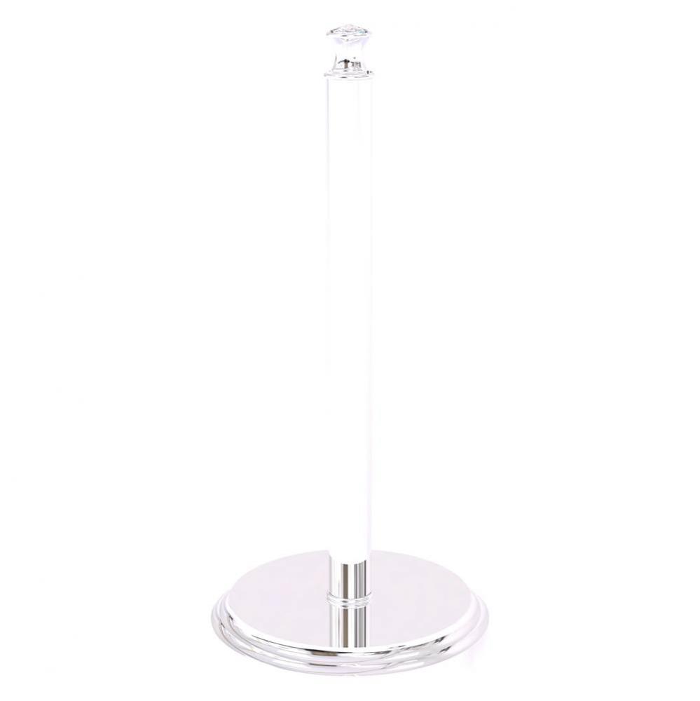 Carolina Crystal Collection Counter Top Paper Towel Stand - Polished Chrome