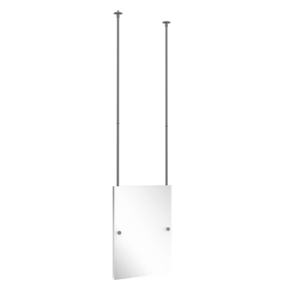 Frameless Rectangle Ceiling Hung Mirror