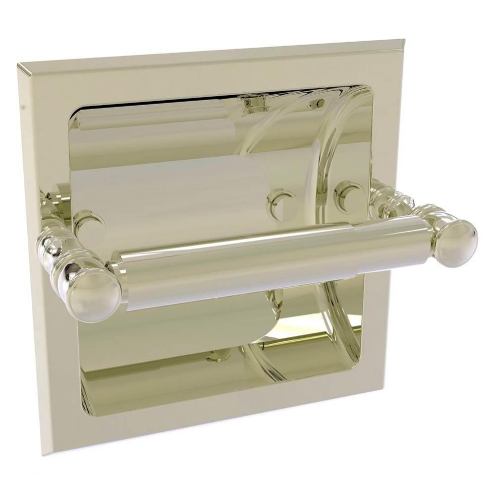 Carolina Collection Recessed Toilet Paper Holder - Polished Nickel