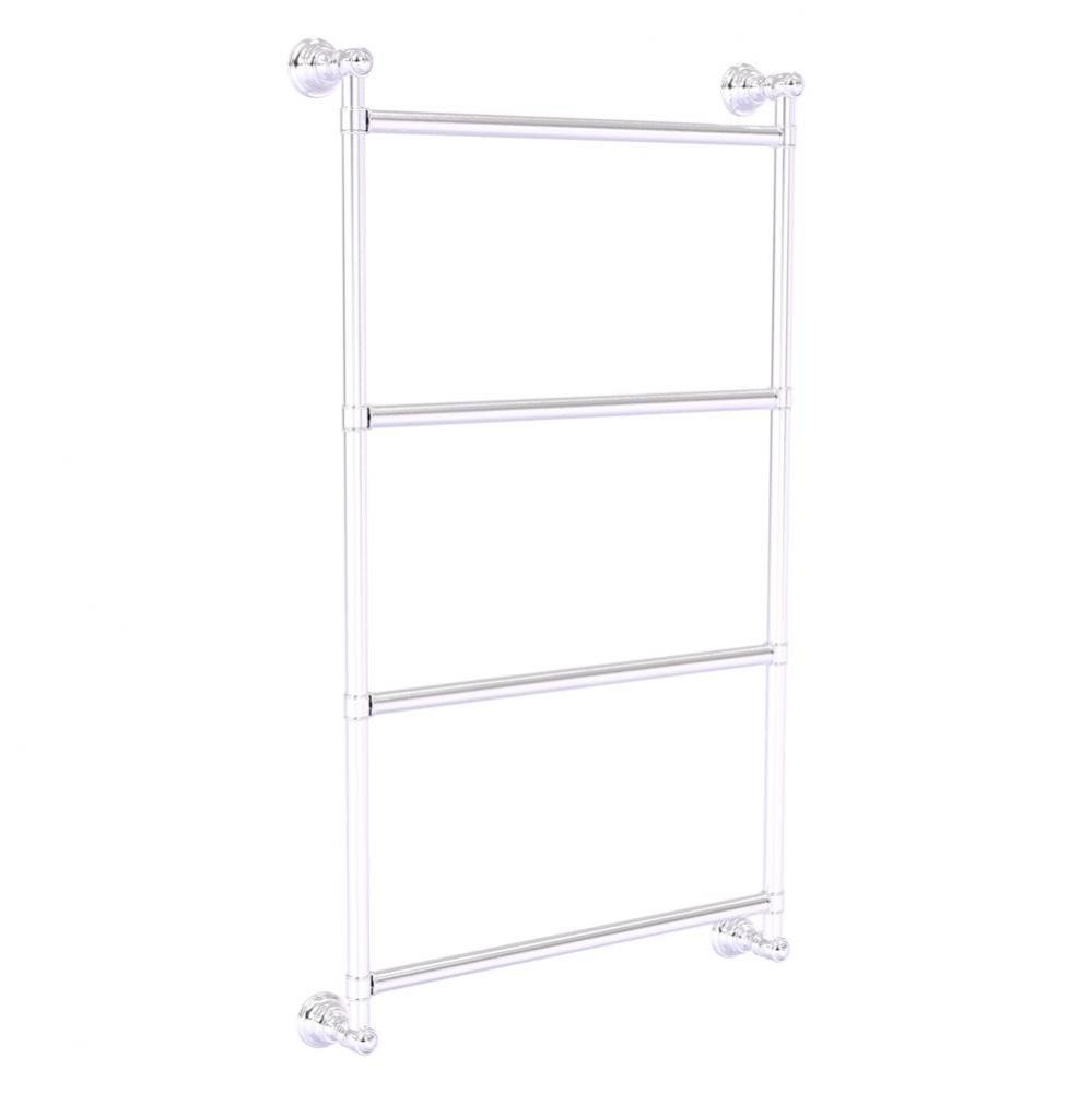 Carolina Collection 4 Tier 30 Inch Ladder Towel Bar - Satin Chrome