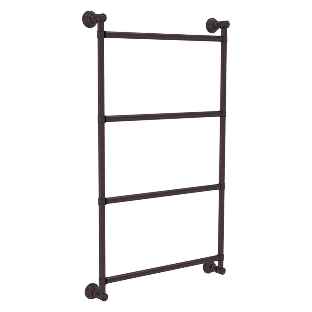 Carolina Collection 4 Tier 36 Inch Ladder Towel Bar - Antique Bronze